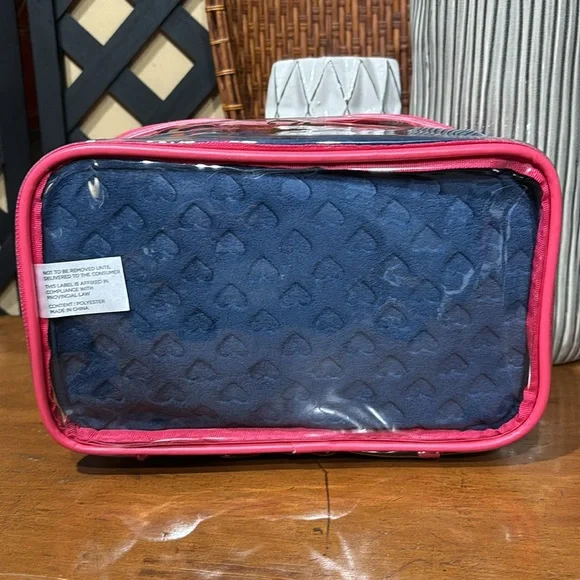 NWT Juicy Couture Women's Four Cosmetic Skincare Toiletry Jewelry Nested Bag - Picture 9 of 9